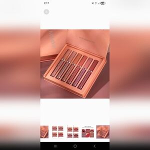 Handaiyan Matte Liquid Lipstick Set - 6 Neutral & Rose Shades